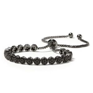 Banana Republic Sparkle Circle Bracelet • Hematite